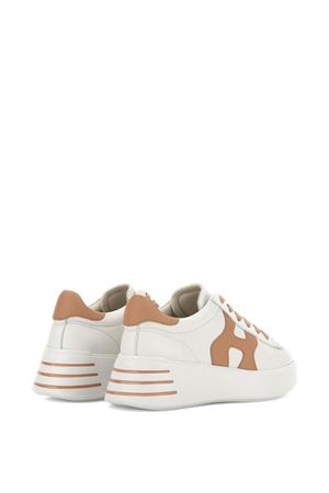 sneakers rebel in pelle bianco HOGAN | HXW5640DN61UAI0MA7