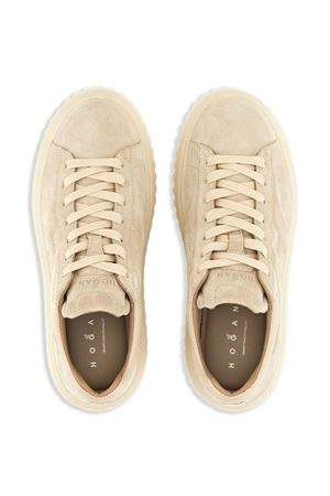 Hogan H-Stripes Beige Sneakers HOGAN | HXW6450FC6TPJQC023