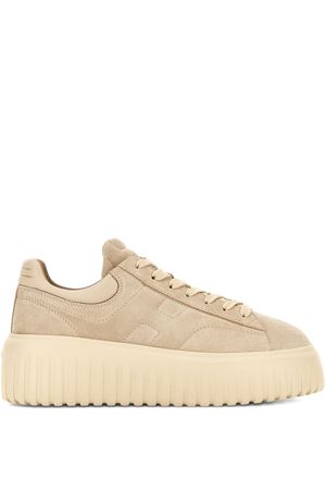 Hogan H-Stripes Beige Sneakers HOGAN | HXW6450FC6TPJQC023