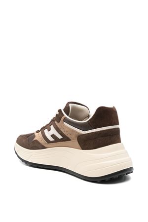 669 sneaker in pelle marrone HOGAN | HXW6690FK70UI10MAR