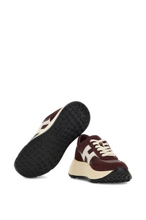 sneakers in pelle bordeaux HOGAN | HXW6690FR30UHG0VT3