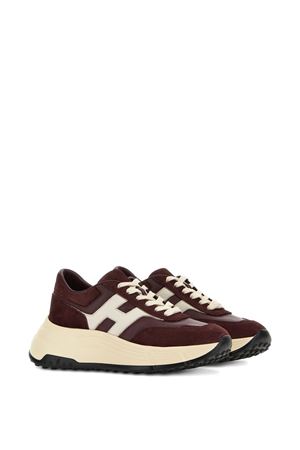 sneakers in pelle bordeaux HOGAN | HXW6690FR30UHG0VT3