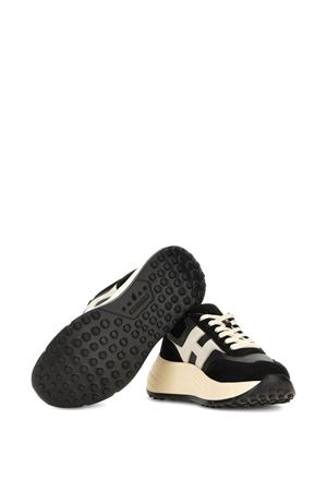 Sneakers Hi-Fi in pelle scamosciata nera HOGAN | HXW6690FR30UHG1023