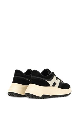 Sneakers Hi-Fi in pelle scamosciata nera HOGAN | HXW6690FR30UHG1023