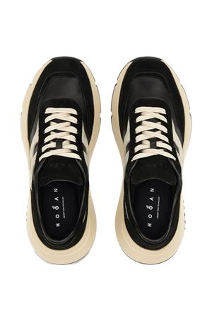 Sneakers Hi-Fi in pelle scamosciata nera HOGAN | HXW6690FR30UHG1023