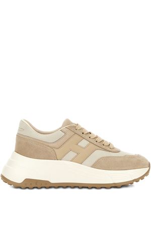 sneakers in pelle beige HOGAN | HXW6690FR30UIA0MAU