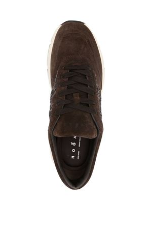 sneakers in pelle marrone HOGAN | HXW6690FR30UPB0UV0