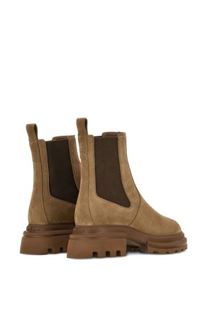 stivale chelsea in pelle marrone HOGAN | HXW6740FM0IBYEC414
