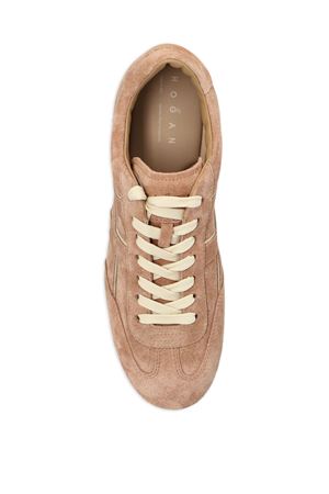 sneakers in pelle beige HOGAN | HXW6930FX20U5W0UUM