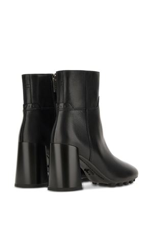 black leather ida boots HOGAN | HXW6950FW20KXTB999