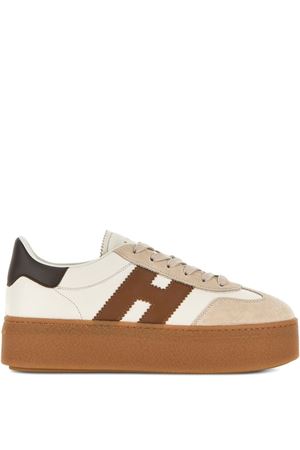 sneakers in pelle beige HOGAN | HXW6980FB60UHC0MAG