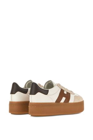 sneakers in pelle beige HOGAN | HXW6980FB60UHC0MAG
