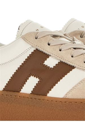 sneakers in pelle beige HOGAN | HXW6980FB60UHC0MAG