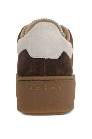 sneakers in pelle marrone HOGAN | HXW6980FB60UL60MB1
