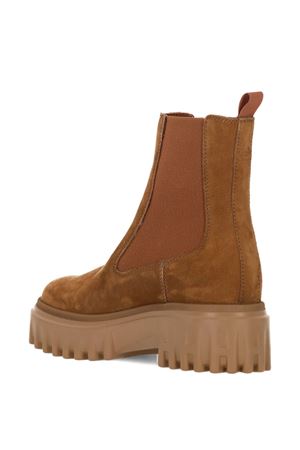 stivali in pelle marrone HOGAN | HXW7000FV306RNS600