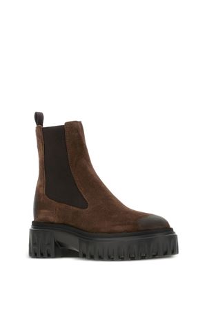 stivaletto in pelle marrone HOGAN | HXW7000FV30BYES610