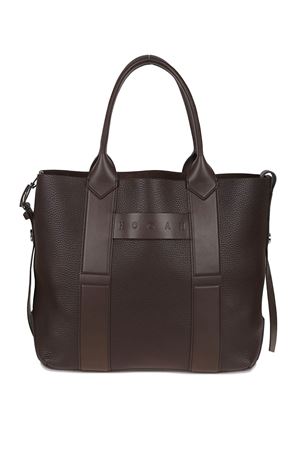 brown leather bag HOGAN | KBW01OA0300UH9S610