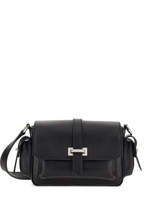 black leather shoulder bag HOGAN | KBW01RI0200TZPB999