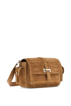 borsa in pelle marrone HOGAN | KBW01RI0200UMNC811