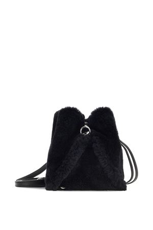 borsa in pelle nero HOGAN | KBW01RK6100UGX7D86