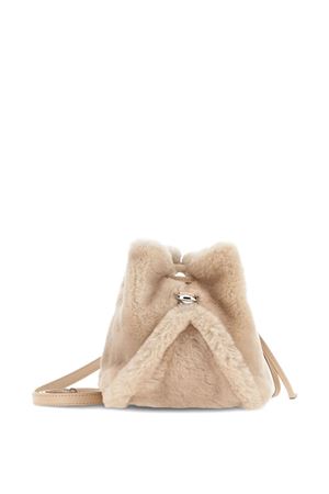 borsa in pelle beige HOGAN | KBW01RK6100UGX7D87