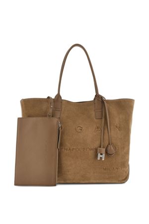 beige leather bag HOGAN | KBW01TA1300UGMC414