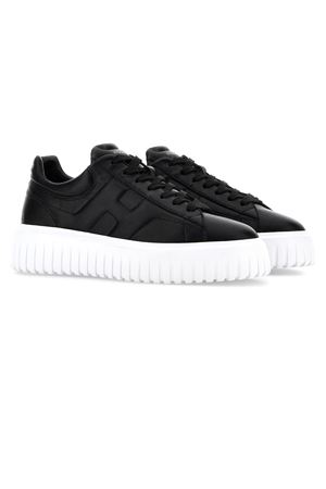 Sneakers Hogan H-Stripes Nero HOGAN | HXM6450FC60LE9B999