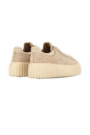beige leather sneakers HOGAN | HXM6450FC6TPJQC023