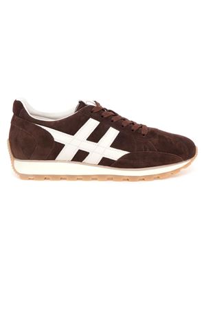 86er sneakers in dark brown suede HOGAN | HXM6710FP0IUHO0CAJ