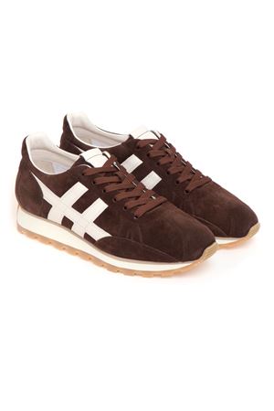 86er sneakers in dark brown suede HOGAN | HXM6710FP0IUHO0CAJ