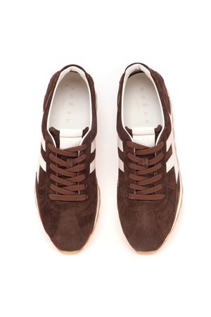 86er sneakers in dark brown suede HOGAN | HXM6710FP0IUHO0CAJ