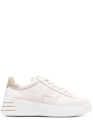 Sneakers Hogan Rebel in nappa Avorio HOGAN | HXW5640DN61RCB367T