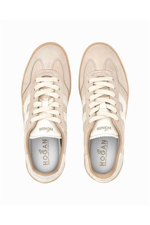 sneakers in pelle beige HOGAN | HXW6470FB60PJQ0ESK
