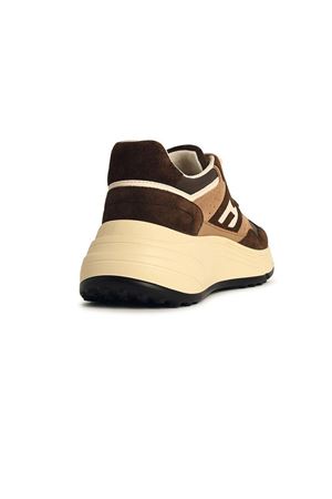 669 brown leather sneakers HOGAN | HXW6690FK70UI10MAR