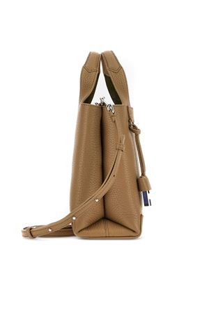 Mini shopping bag in brown textured leather HOGAN | KBW01RA0100TH1C808