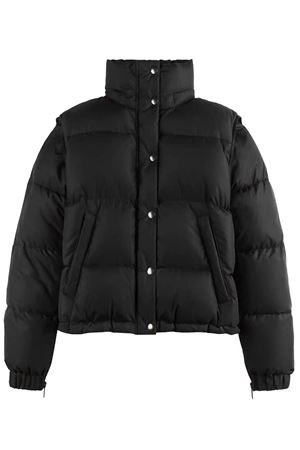 Felpa con cappuccio in cotone nero HOGAN | KJW32510150XSSS800