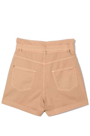 Shorts in cotone beige BALMAIN PARIS KIDS | 6Q6289G0044K116