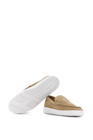 Mocassino in pelle scamosciata marrone HOGAN | GYM6470FJ80TJT0PBJ