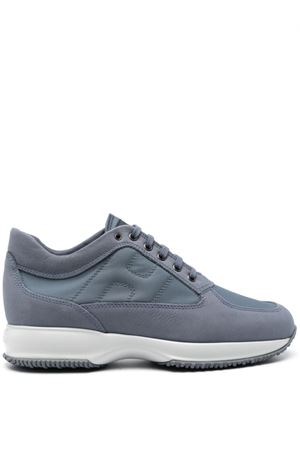 blue leather sneakers HOGAN | HXM00N00E10T1WU814