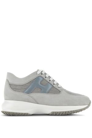 grey leather sneakers HOGAN | HXW00N0EX90T1K02SU