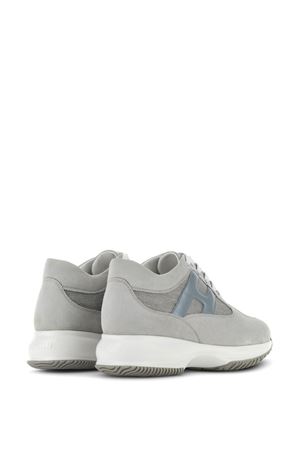grey leather sneakers HOGAN | HXW00N0EX90T1K02SU