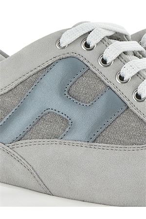 grey leather sneakers HOGAN | HXW00N0EX90T1K02SU