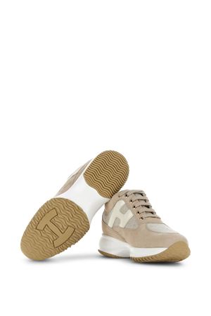 beige leather sneakers HOGAN | HXW00N0EX90T1K0QY9