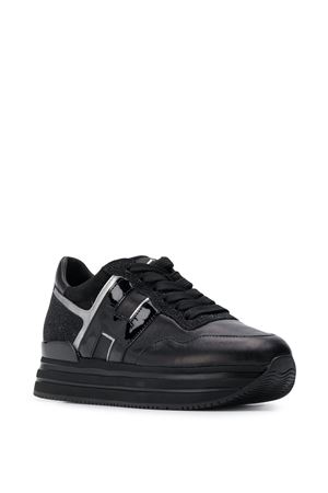 Hogan Midi H222 Black sneakers HOGAN | HXW4830CB80LVK019U