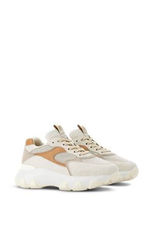 Hyperactive In Pelle Beige HOGAN | HXW5400DG60T750YSS