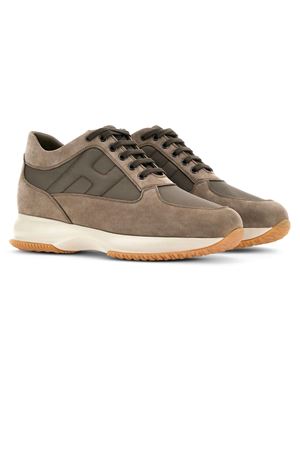 Beige Leather Interactive HOGAN | HXM00N00E10T1W0SU8