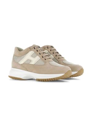 beige leather sneakers HOGAN | HXW00N0EX90T1K0QY9