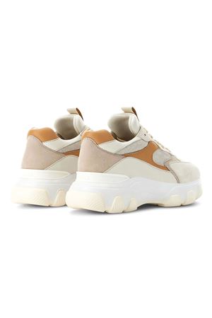 Hyperactive In Pelle Beige HOGAN | HXW5400DG60T750YSS
