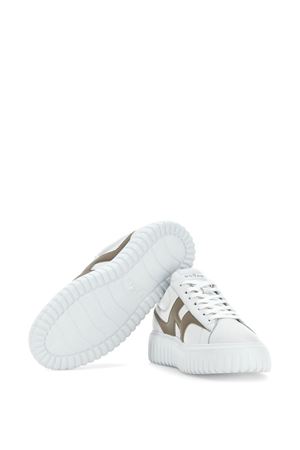 Sneakers Hogan H-StripesBeige Brown HOGAN | HXM6450FE91LE901GK