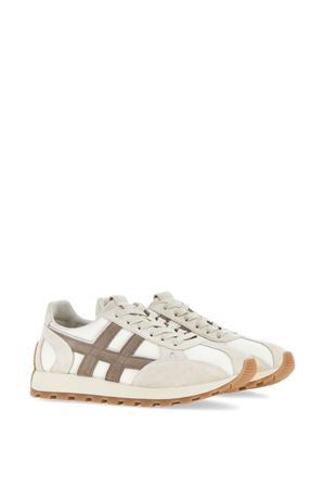 Sneakers Hogan 86er Avorio Bianco Marrone HOGAN | HXM6710FQ80U6A276M